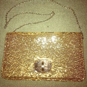 Urban Expressions Gold sequined Purse